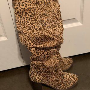 Journey and Crew Slouch Animal Print